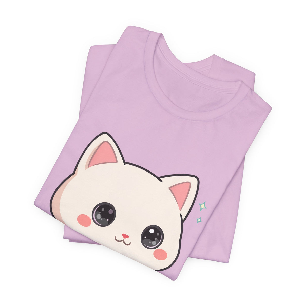 Kawaii Skateboarding Cat T-Shirt – Cute Chibi Kitty Tee
