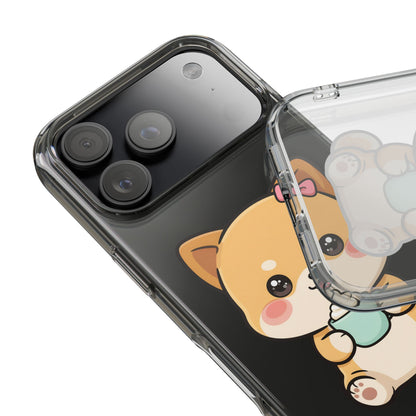 Kawaii Shiba Inu Phone Case with Latte