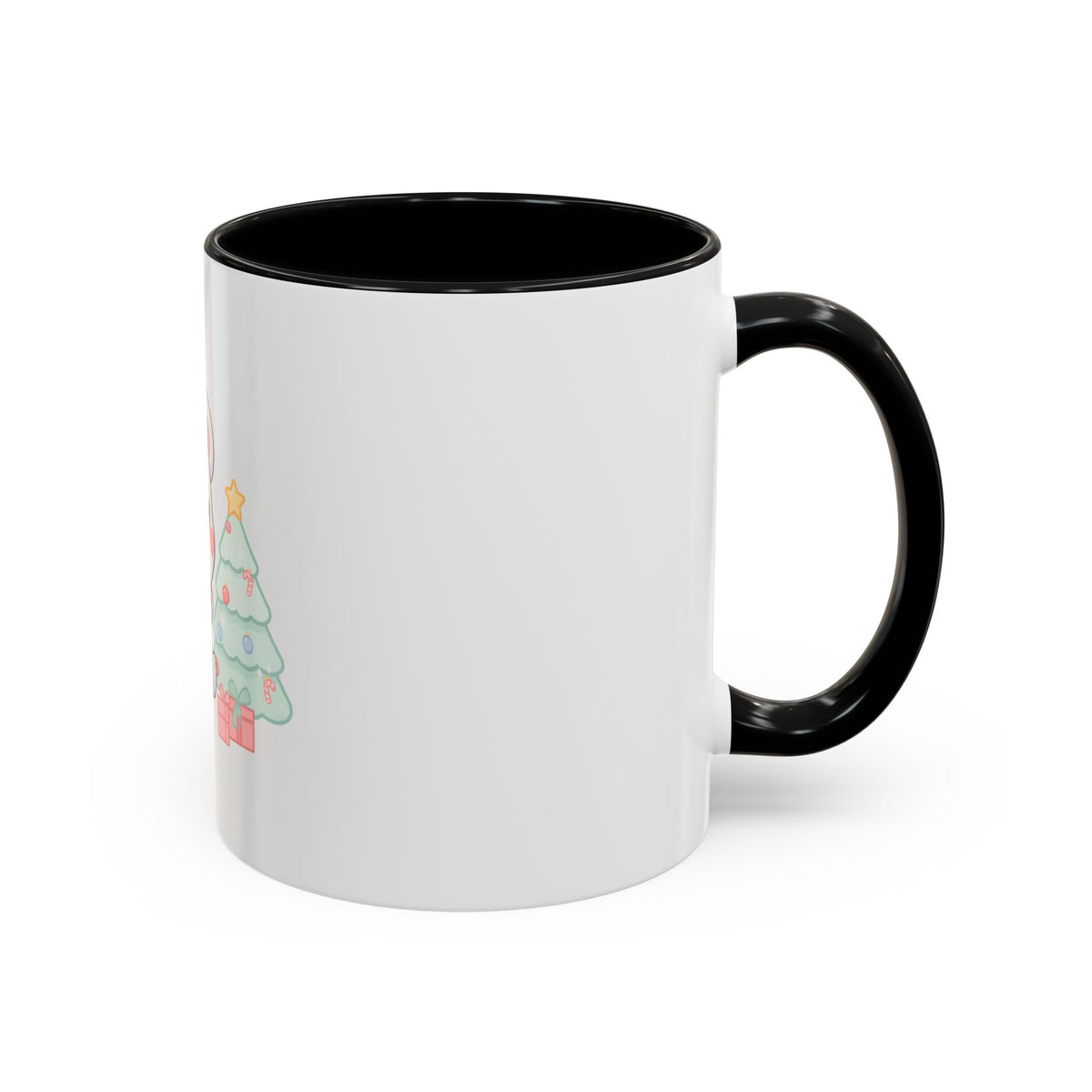 Kawaii Polar Bear Christmas Mug, 11 oz Accent Coffee Mug
