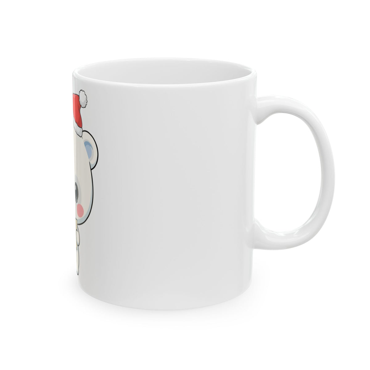 Christmas Polar Bear Mug – Cute Santa Letter Reader