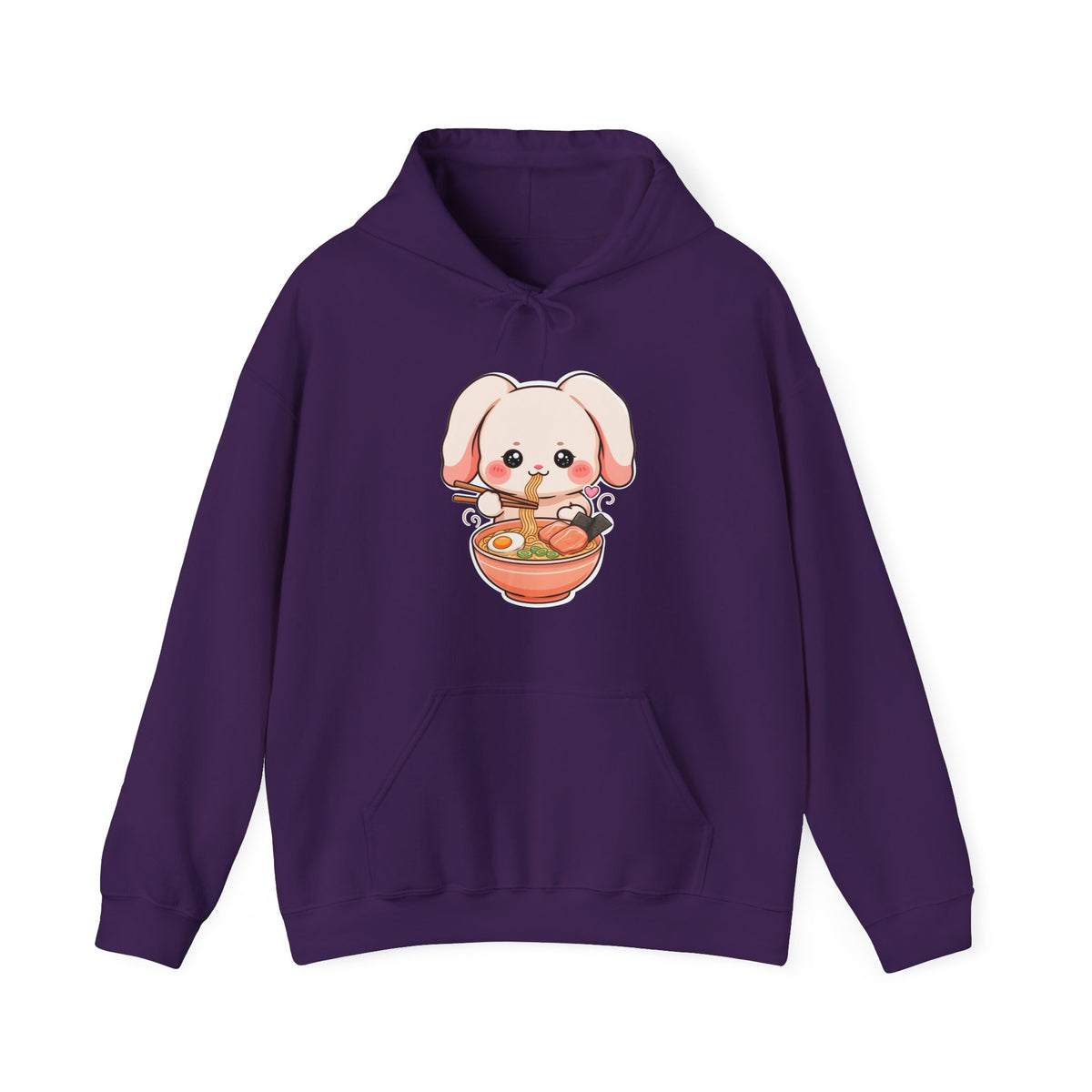 Kawaii Ramen Bunny Hoodie for Cute Foodie Style