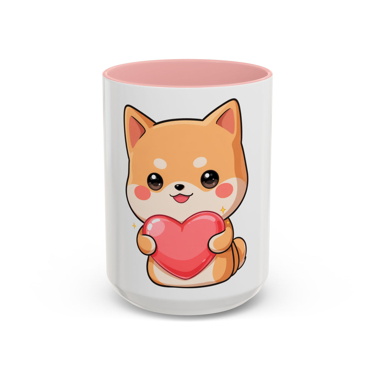 Kawaii Shiba Inu Accent Coffee Mug for Dog Lovers