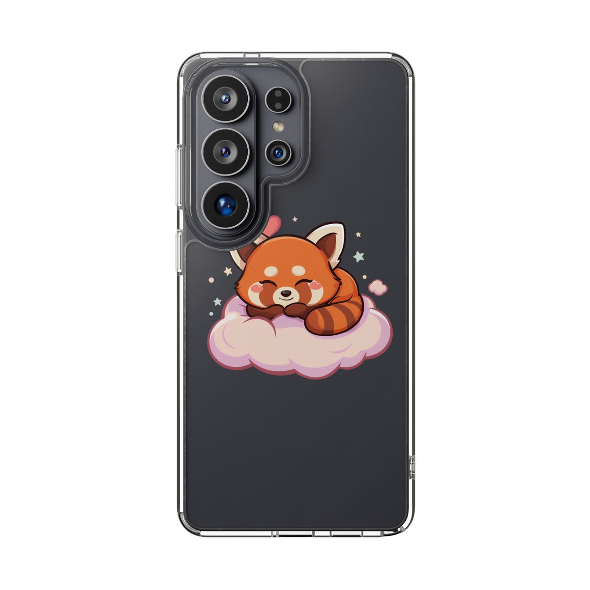 Cute Red Panda Phone Case, Dreamy Kawaii Cloud Art