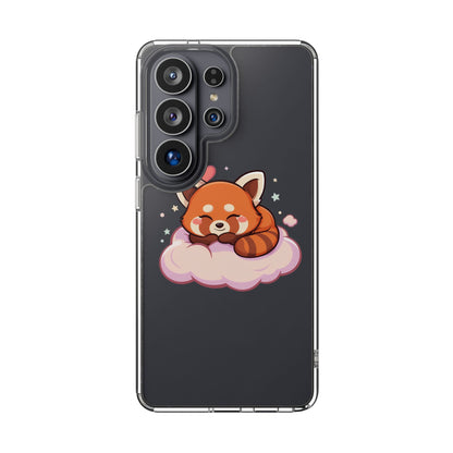 Cute Red Panda Phone Case, Dreamy Kawaii Cloud Art