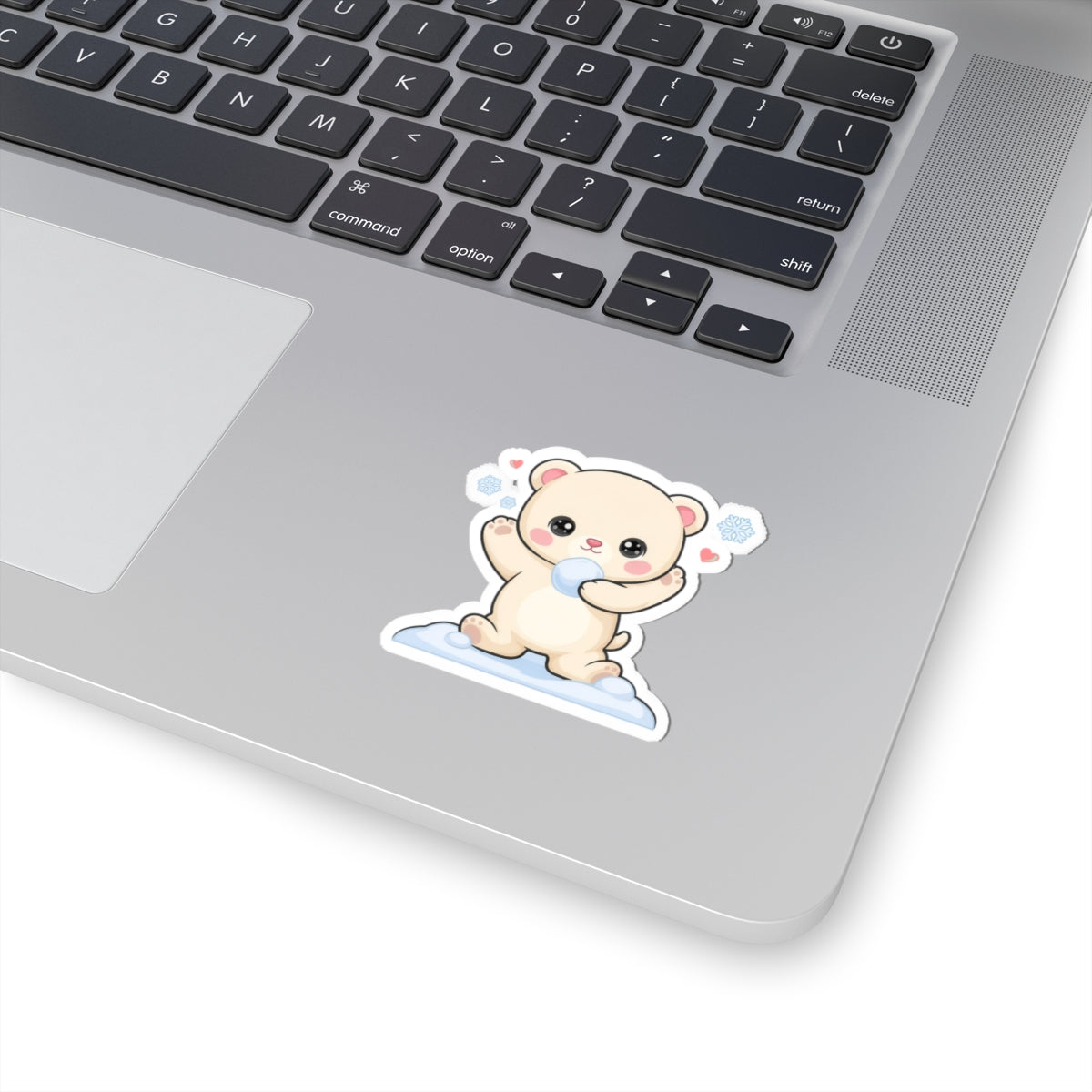 Kawaii Polar Bear Sticker for Laptops and Journals
