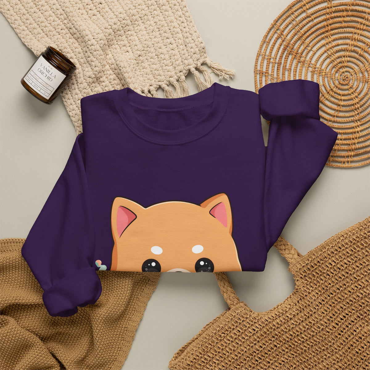 Kawaii Shiba Inu Sweatshirt for Cute Dog Lovers
