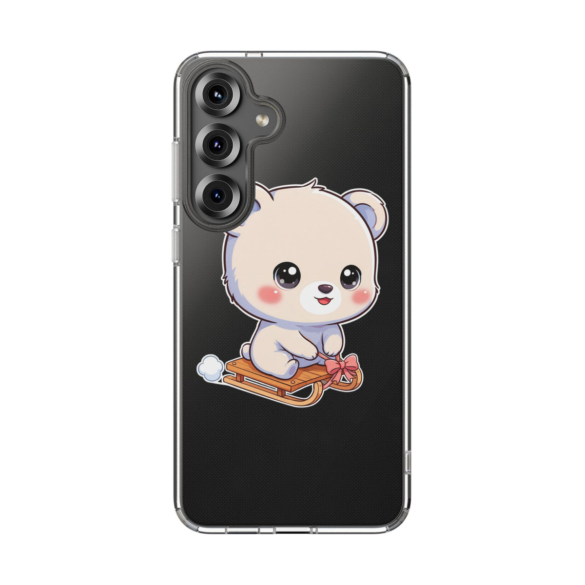 Kawaii Polar Bear Phone Case, Cute Winter Gift