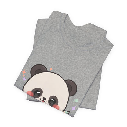 Kawaii Panda Artist T-Shirt for Creative Panda Fans