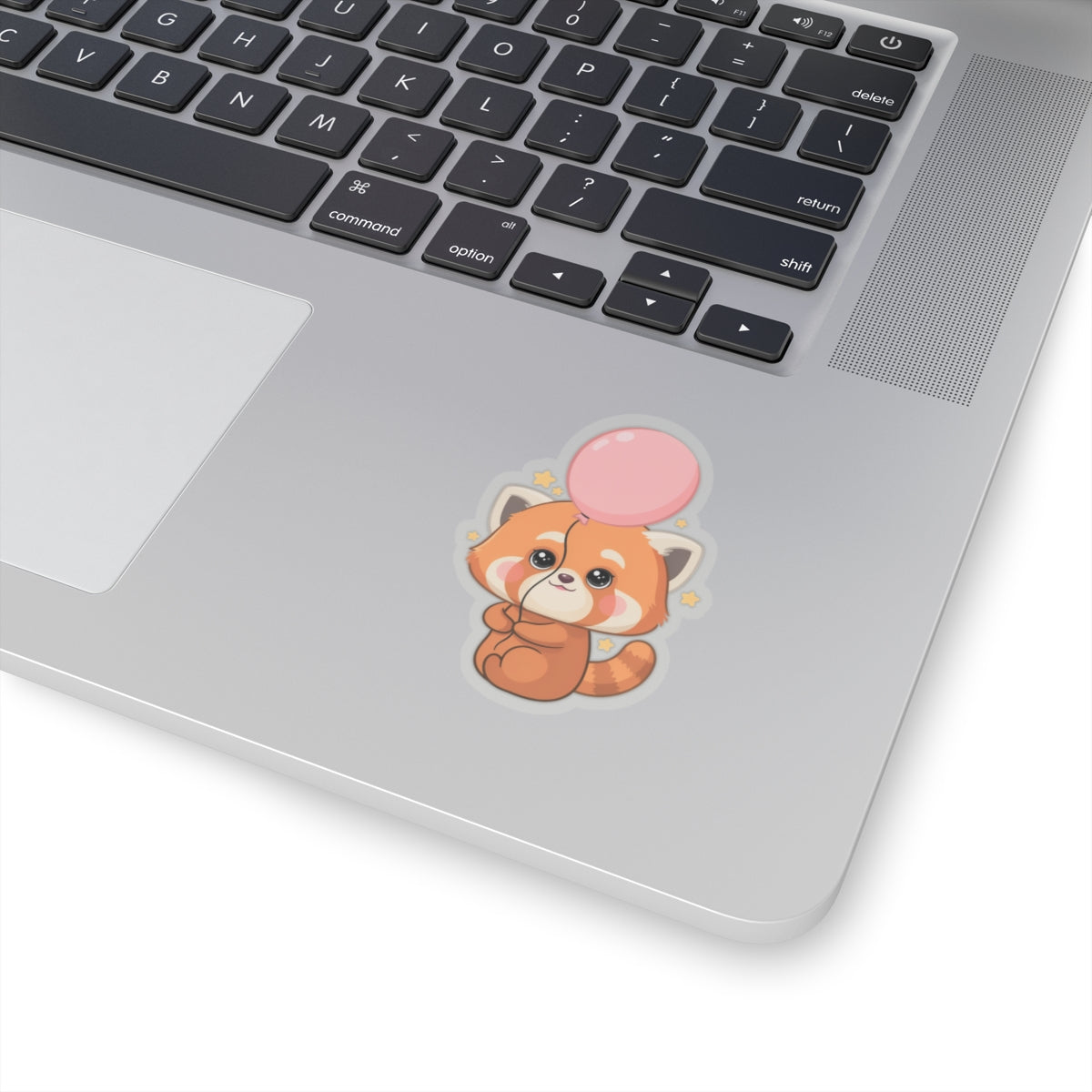 Kawaii Red Panda Sticker with Balloon | Chibi Animal