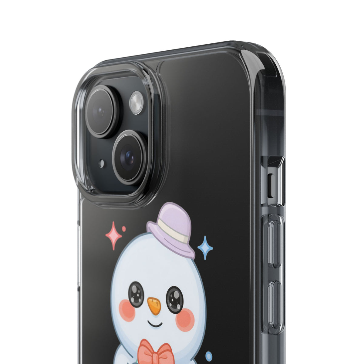 Kawaii Snowman Phone Case for Cheerful Winter Days