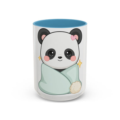Kawaii Panda Accent Coffee Mug for Cozy Moments