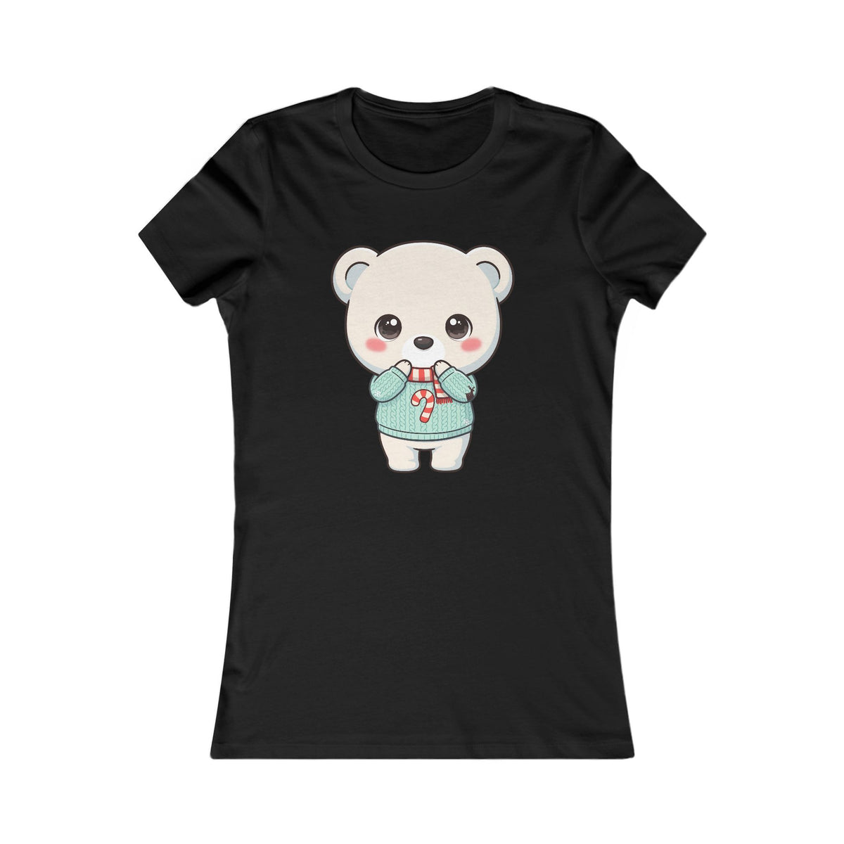 Kawaii Christmas Polar Bear Women's Tee