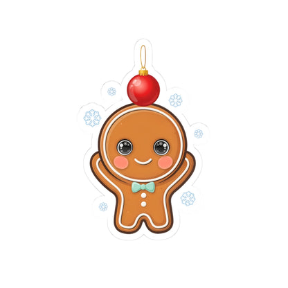 Christmas Gingerbread Sticker for Holiday Decorating