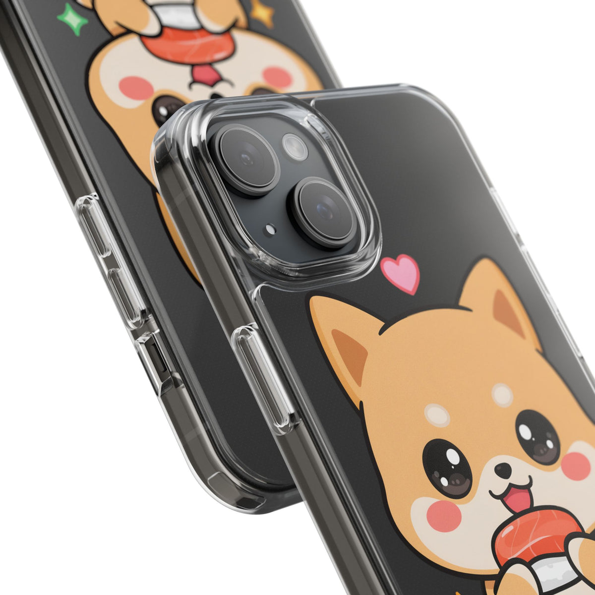 Kawaii Shiba Inu Phone Case for Sushi Lovers