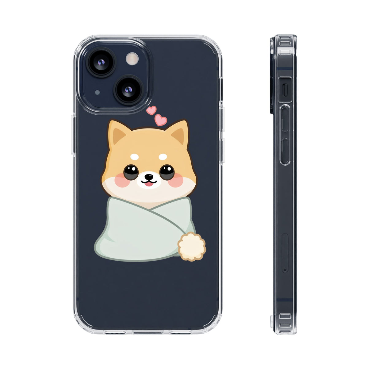 Kawaii Shiba Inu Phone Case, Cozy Valentine Gift