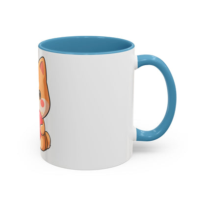 Kawaii Shiba Inu Accent Coffee Mug for Dog Lovers