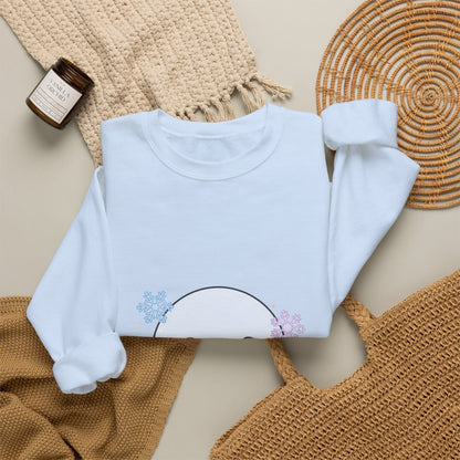 Kawaii Snowman Sweatshirt – Cute Winter Crewneck