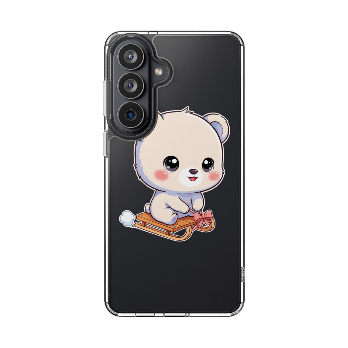 Kawaii Polar Bear Phone Case, Cute Winter Gift