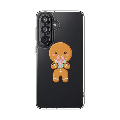 Gingerbread Man Phone Case, Cute Holiday Gift Design