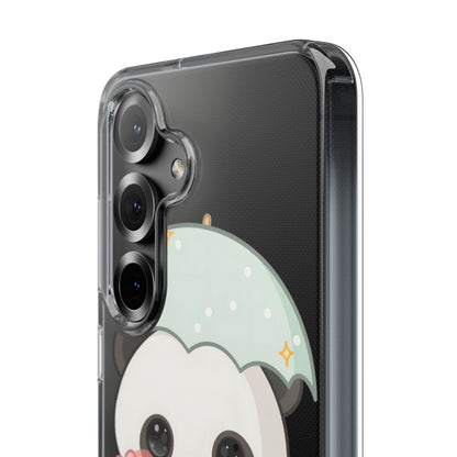 Kawaii Panda Clear Impact-Resistant Phone Case