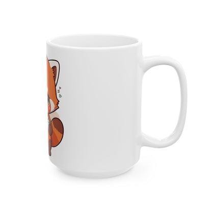 Gamer Red Panda Mug, Cute Gift for Video Game Fans