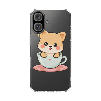 Kawaii Shiba Inu Phone Case – Cute Puppy in a Teacup