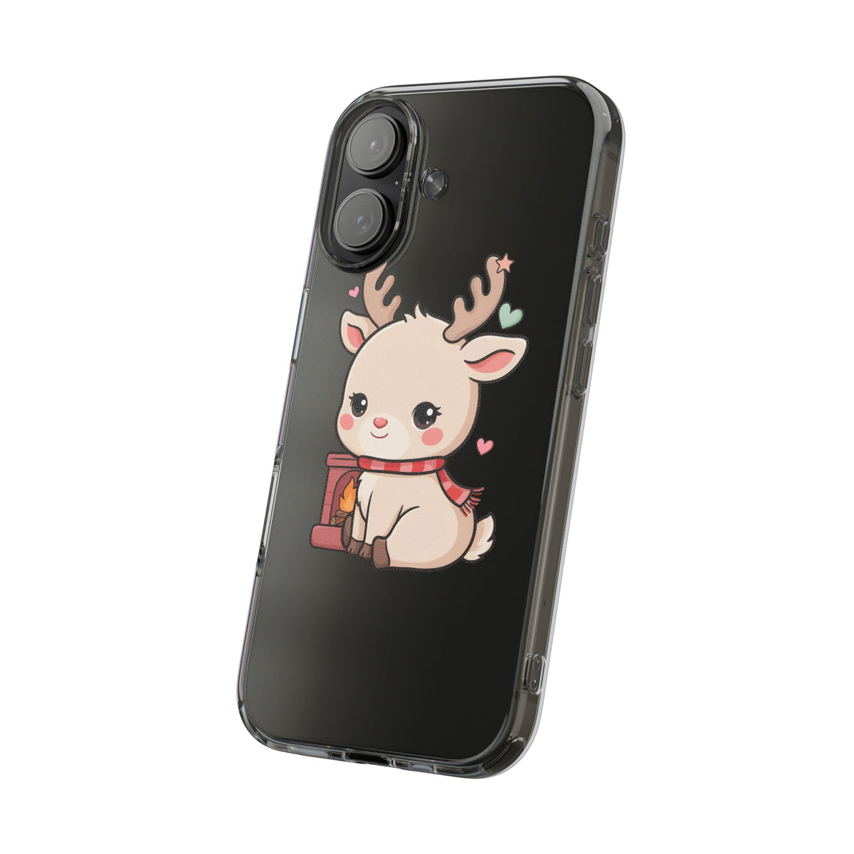 Kawaii Reindeer Phone Case for Cozy Holiday Cheer