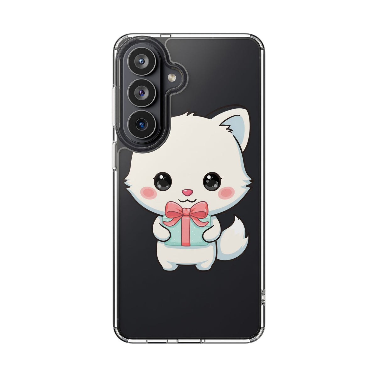 Kawaii Arctic Fox Phone Case with Gift