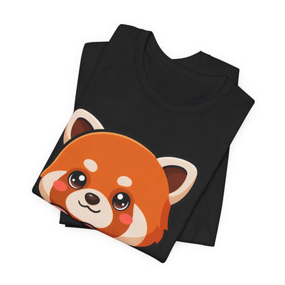 Kawaii Red Panda T-Shirt: Big Heart, Cozy Vibes