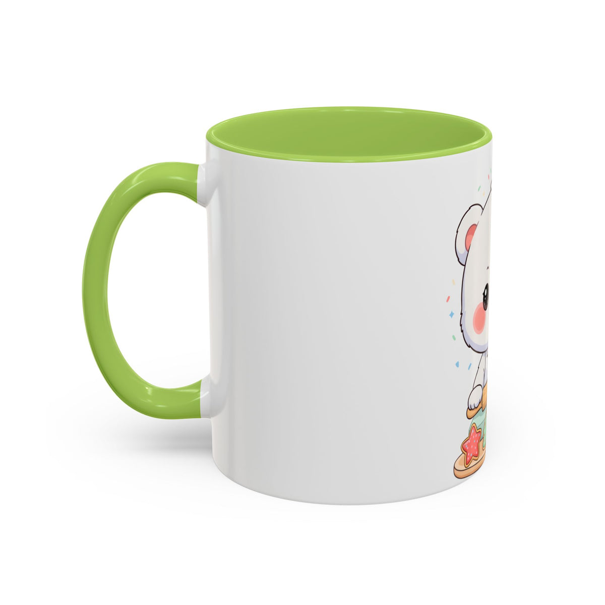 Christmas Cookie Polar Bear Accent Coffee Mug