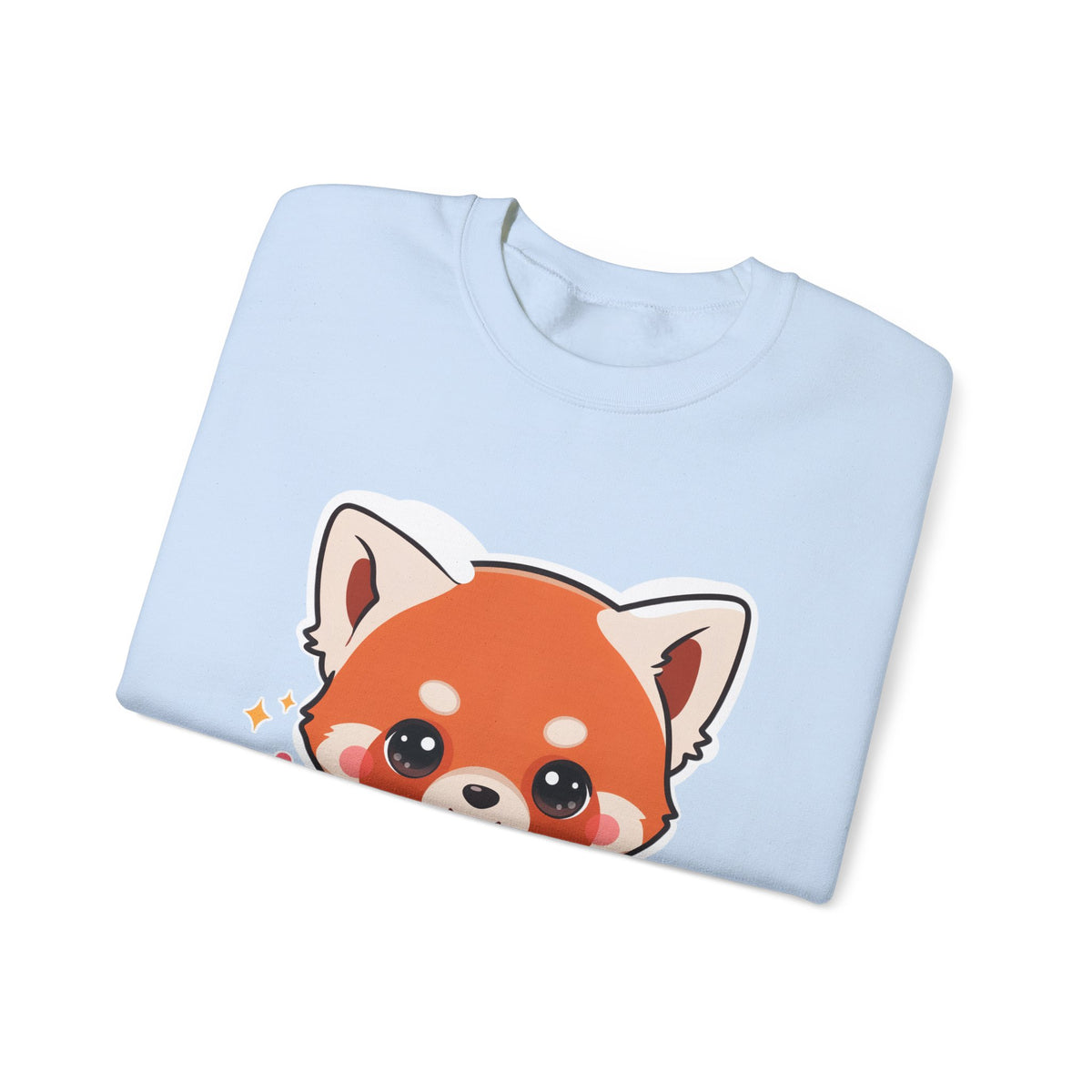 Kawaii Red Panda Sweatshirt, Cute Plant Lover Crewneck