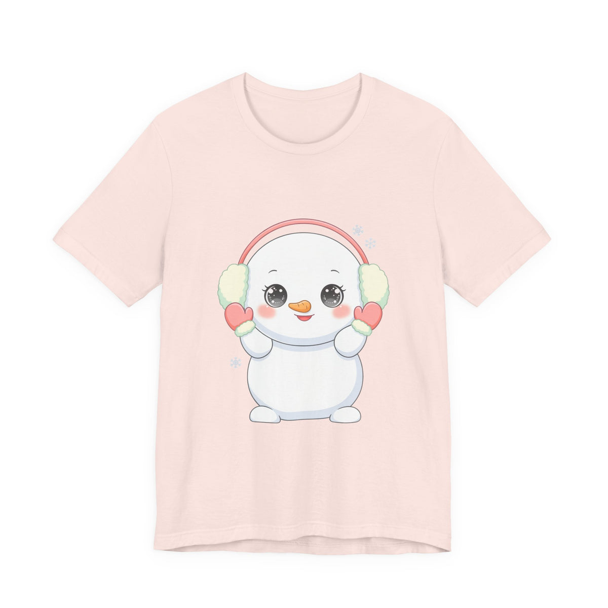 Kawaii Snowman T-Shirt for Cute Winter Style