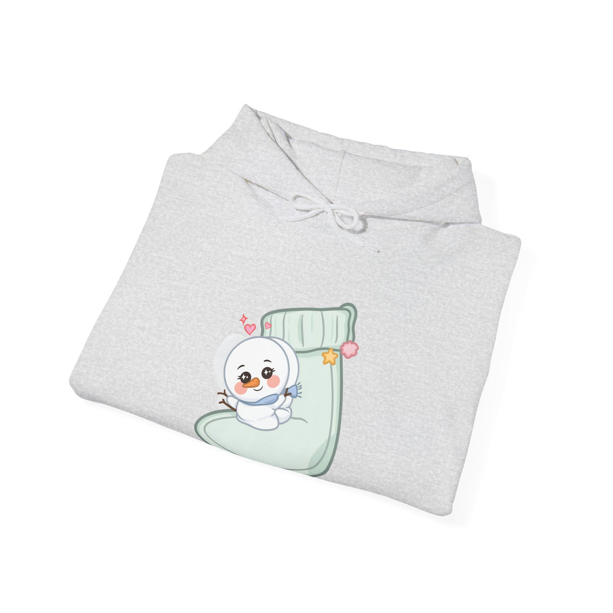 Kawaii Snowman Christmas Hoodie for Cozy Holiday Days