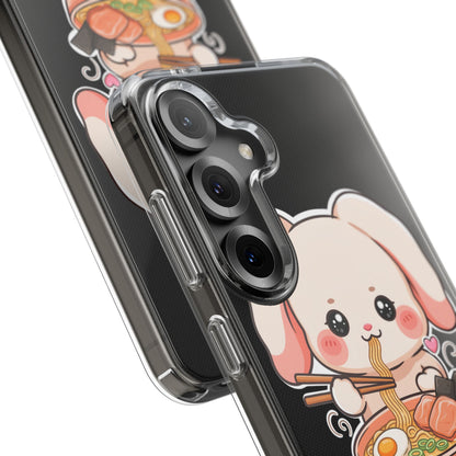 Kawaii Ramen Bunny Clear Impact-Resistant Case