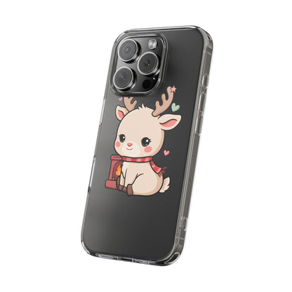 Kawaii Reindeer Phone Case for Cozy Holiday Cheer