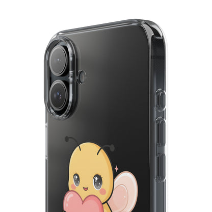 Kawaii Bee Clear Impact-Resistant Phone Case