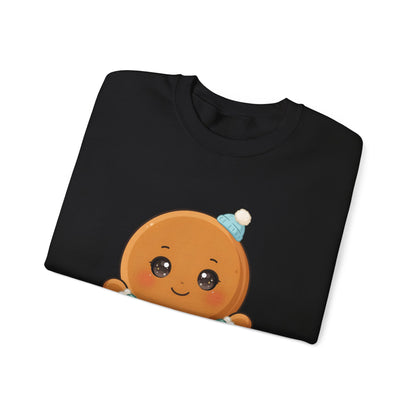 Kawaii Gingerbread Sweatshirt, Cute Christmas Crewneck