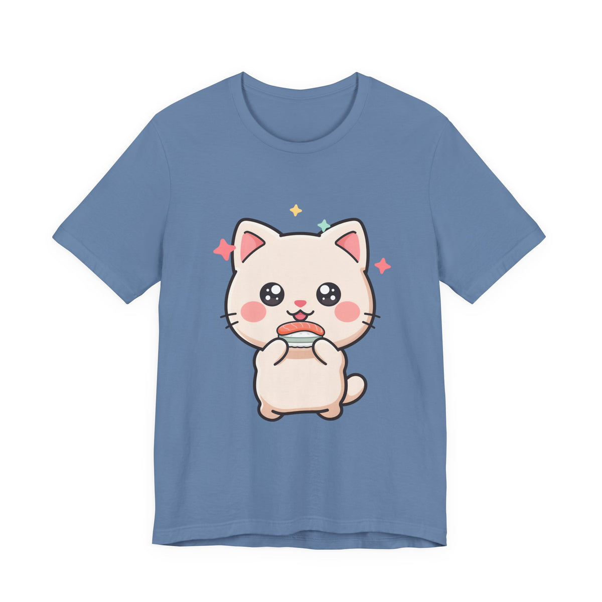 Kawaii Sushi Cat T-Shirt for Cat and Sushi Lovers