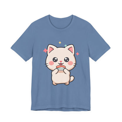 Kawaii Sushi Cat T-Shirt for Cat and Sushi Lovers