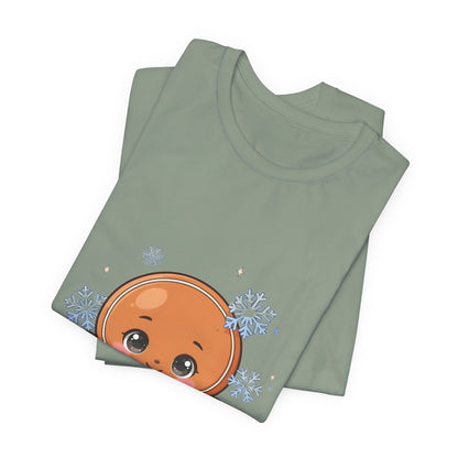 Kawaii Gingerbread Man T-Shirt for a Cozy Christmas Mood