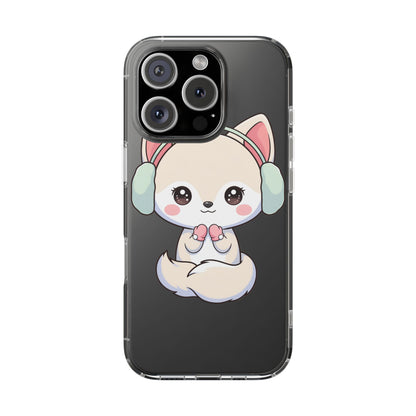 Kawaii Arctic Fox Phone Case – Cozy Winter Cutie