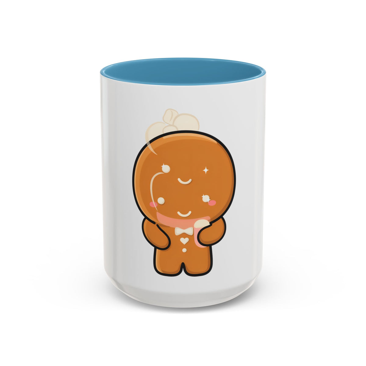Kawaii Gingerbread Mug for Cozy Cocoa Breaks