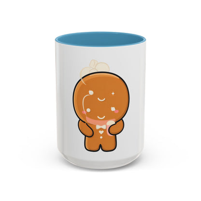Kawaii Gingerbread Mug for Cozy Cocoa Breaks