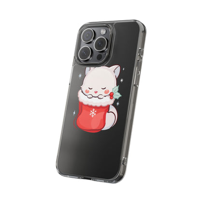 Christmas Fox Phone Case, Cute Holiday Stocking Gift