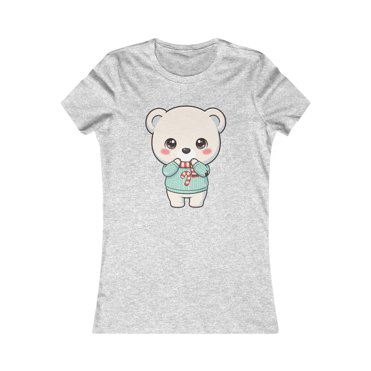 Kawaii Christmas Polar Bear Women's Tee