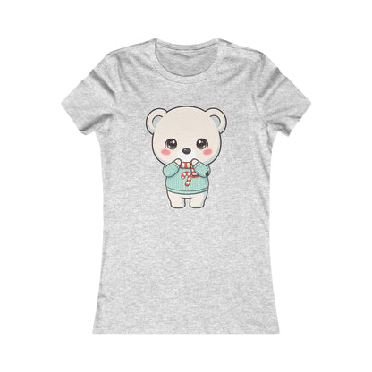 Kawaii Christmas Polar Bear Women's Tee