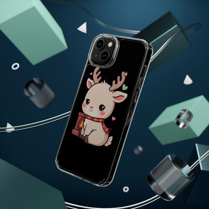 Kawaii Reindeer Phone Case for Cozy Holiday Cheer