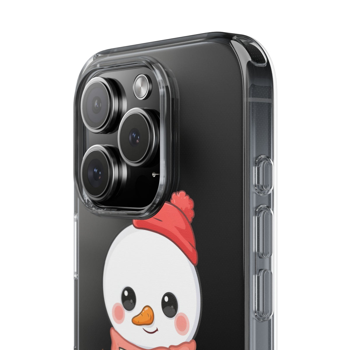Kawaii Snowman Phone Case Reading to Santa