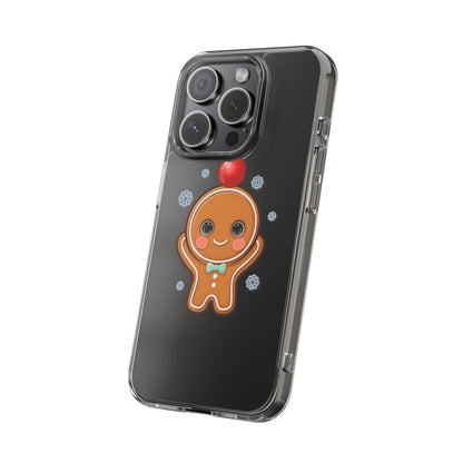 Christmas Gingerbread Phone Case, Cute Kawaii Holiday Gift