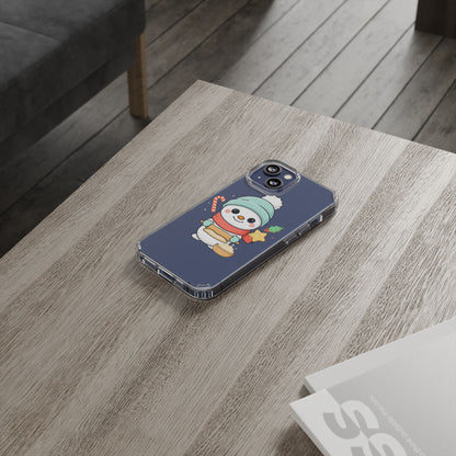Christmas Snowman Phone Case, Cute Cookie Baker